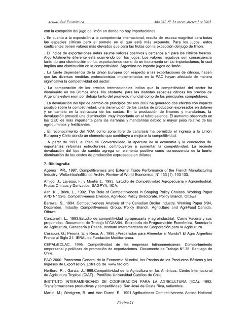 Los cÃ­tricos y sus derivados - Instituto de EconomÃ­a y Finanzas ...