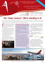 Issue 149 - The Australian Chamber of Commerce in Hong Kong.