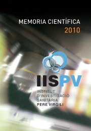 Memoria 2010 - IISPV