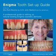 Enigma Tooth Set-up Guide - Enigma Cosmetic Dentures