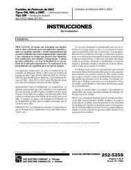 Hoja de Instrucciones 252-525S - S&C Electric Company