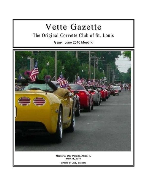 OCC Newsletter - 2010-06 - The Original Corvette Club of St. Louis