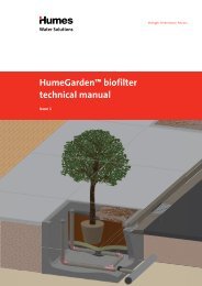 HumeGarden™ biofilter technical manual - Humes