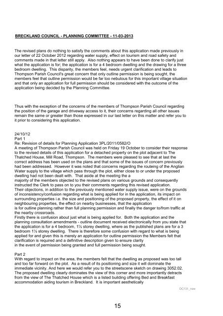 Public reports pack PDF 633 KB - Breckland Council