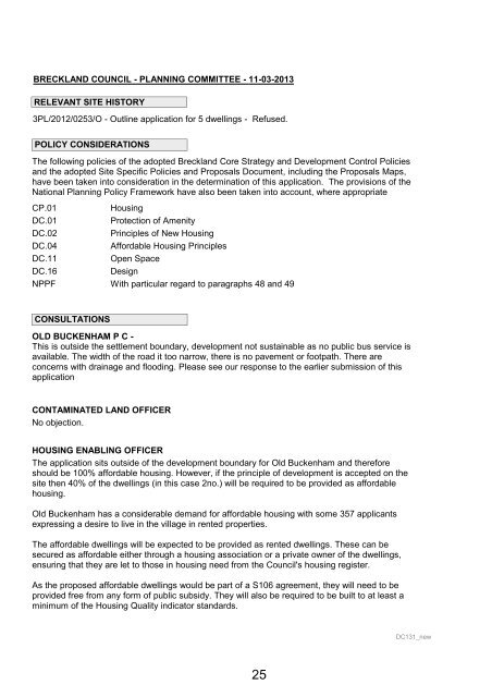 Public reports pack PDF 633 KB - Breckland Council