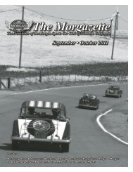 Morgazette Sept-Oct 2011 Issue - Morgan Cars for Sale