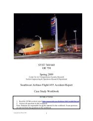 Flight SWA 1455 Case Study Workbook - Center for Air ...