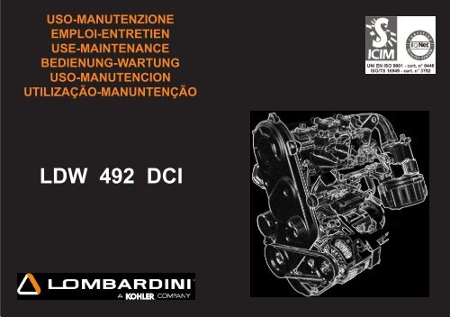LDW 492 DCI - lombardini service
