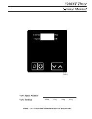 3200NT Timer Service Manual - Hydrotech