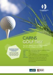 CairnS GOLF DaY - Civil Contractors Federation