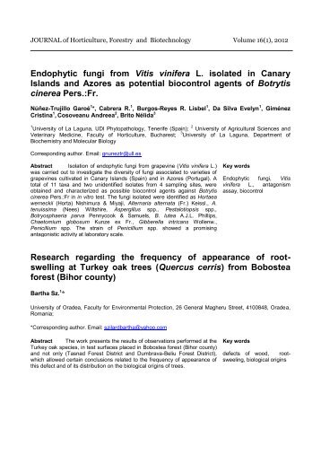 Endophytic fungi from Vitis vinifera L. isolated in Canary Islands and ...