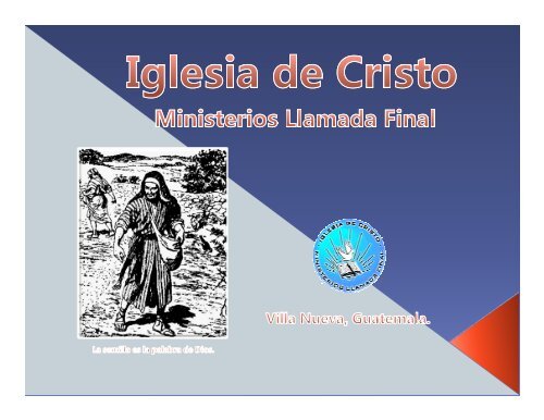 El discipulo y su preparacion.pdf - IGLESIA DE CRISTO - Ministerios ...