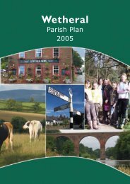 Wetheral Parish Plan.pdf - Carlisle City Council