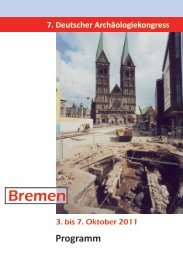 7. Deutscher Archäologiekongress - Nordwestdeutscher Verband für ...