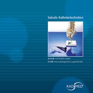 Sakrale Kathetertechniken - Radimed GmbH