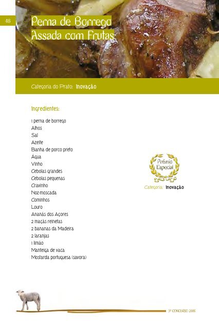 Receitas de Borrego - Ovibeja