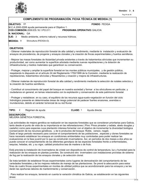 PO Galicia (pdf) - DirecciÃ³n General de Fondos Comunitarios