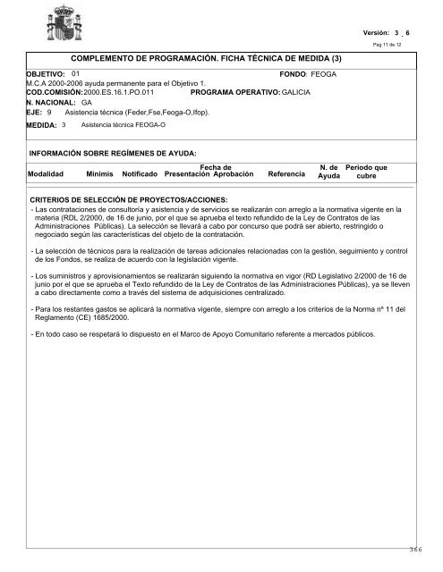 PO Galicia (pdf) - DirecciÃ³n General de Fondos Comunitarios