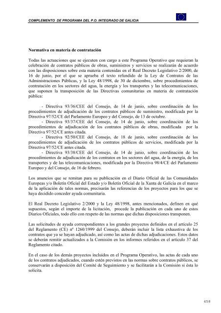 PO Galicia (pdf) - DirecciÃ³n General de Fondos Comunitarios