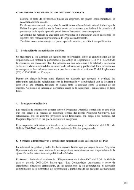 PO Galicia (pdf) - DirecciÃ³n General de Fondos Comunitarios