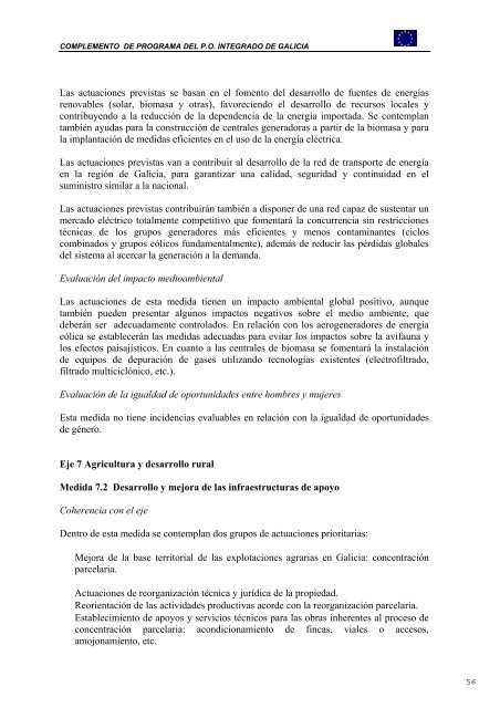 PO Galicia (pdf) - DirecciÃ³n General de Fondos Comunitarios