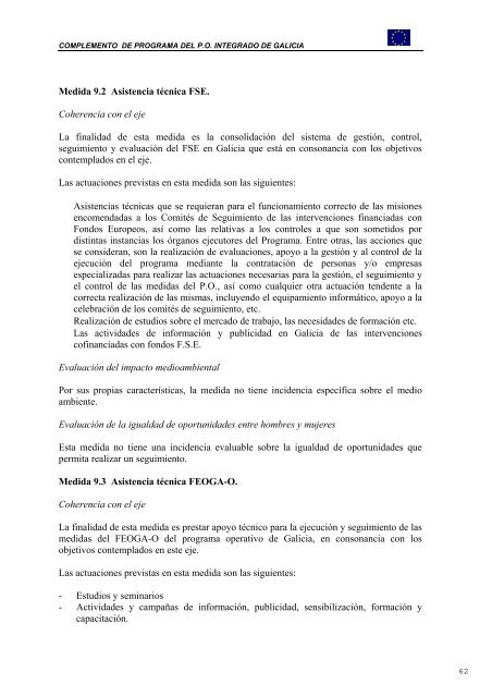 PO Galicia (pdf) - DirecciÃ³n General de Fondos Comunitarios