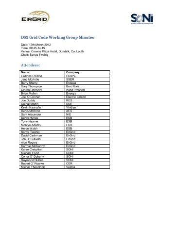 DS3 GC WG Minutes 12-03-2012 v1 - Eirgrid