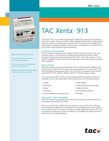 TAC XentaTM 913 - Xref