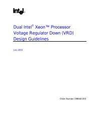 Dual Intel Xeonâ¢ Processor Voltage Regulator Down (VRD) Design ...