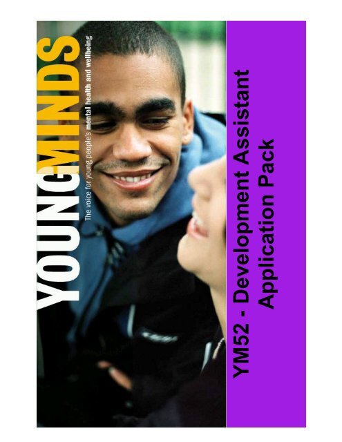 Please click here to download an Application Pack - YoungMinds