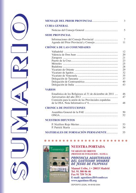 1 Boletin filipinas 159 - agustinos de la provincia del santisimo ...