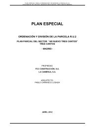 PLAN ESPECIAL - Ayuntamiento de Tres Cantos