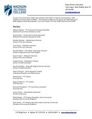 new hires, transfers, promotions, and separations - Madison College ...