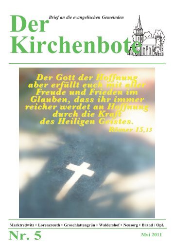 kibo Dez Jan.qxd - Ev.-luth.Kirchengemeinde Marktredwitz