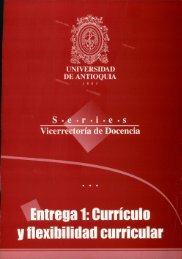 CurrÃ­culo y Flexibilidad Curricular - VicerrectorÃ­a de Docencia