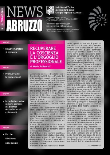 Scarica il numero 16 in formato pdf - ORASABRUZZO