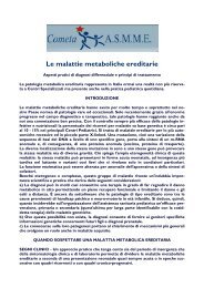 Le malattie metaboliche ereditarie - Wolfdesign.it