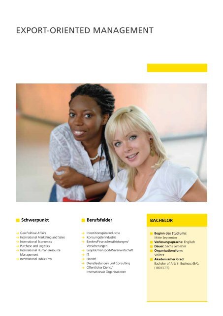 Studieninformation - IMC Fachhochschule Krems GmbH