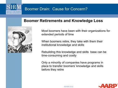 Avoiding the Boomer Drain Ann-Marie Flannery AARP Florida - NARC