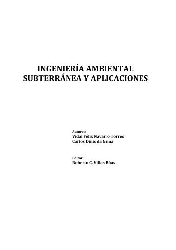 ingenierÃ­a ambiental subterrÃ¡nea y aplicaciones - Cetem