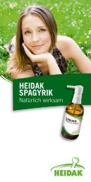 HEIDAK SPAGYRIK - Heidak AG