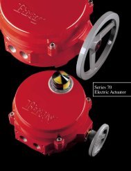 Bray Series 70 - Summit Valve and Controls