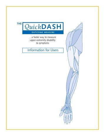 QuickDASH Outcome Measure - wsib