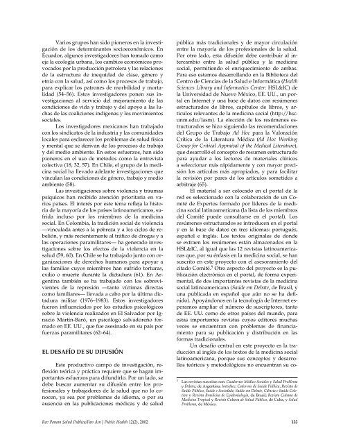 Medicina social latinoamericana - MÃ©decins du Monde