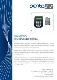 BASIC PLUS C FECHADURA ELETRÃNICA - Pentasis