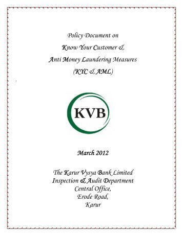 Download - Karur Vysya Bank