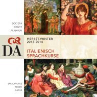 Kurse Herbst 2013 - societÃ  dante alighieri salzburg