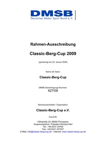 Classic-Berg-Cup 2009 - NSU Bergpokal