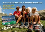 NATIONALPARK KÃRNTEN CARD