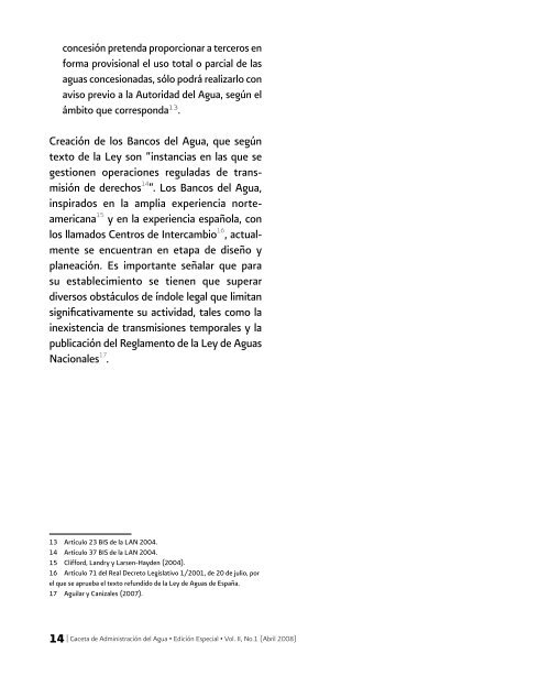 La demanda de transmisiÃ³n de derechos de agua en ... - CONAGUA